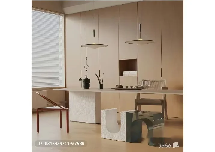 Modern Minimalist Kitchen 3D Model – 6840 – VRAY Render