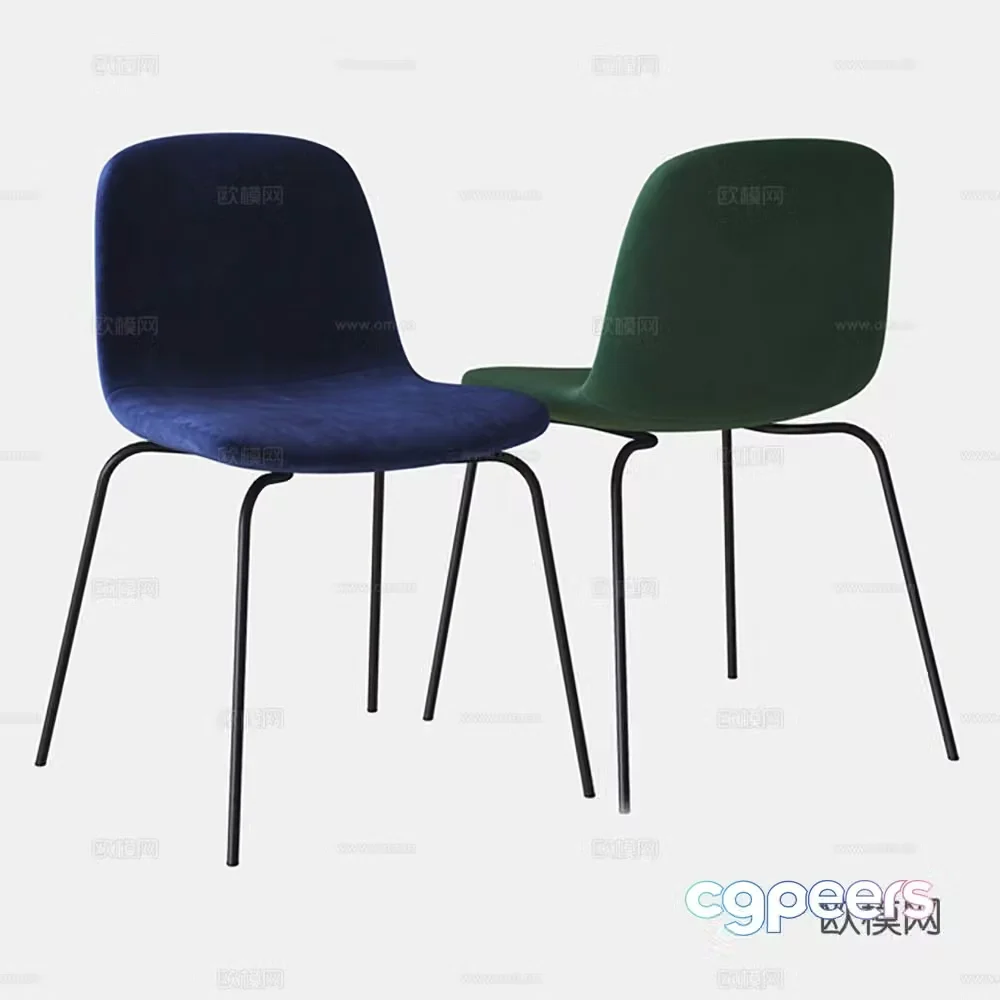 Chair Single Chair Dining Chair Seat 3D Model