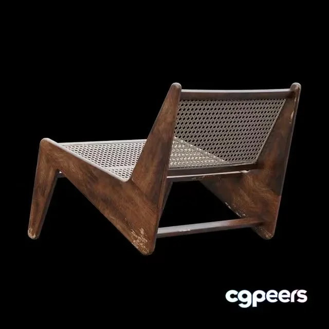 3ds Max Free – Kangaroo Chair by Pierre Jeanneret