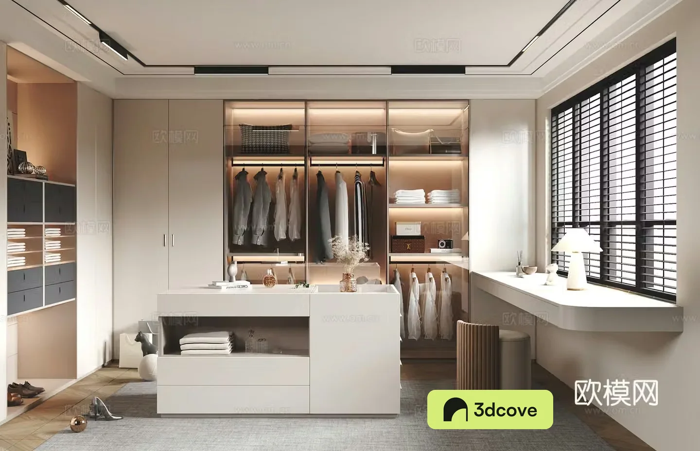 Modern cloakroom