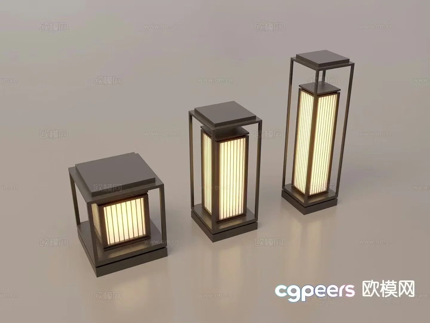 Outdoor light Landscape light Lawn light Garden light 3d model