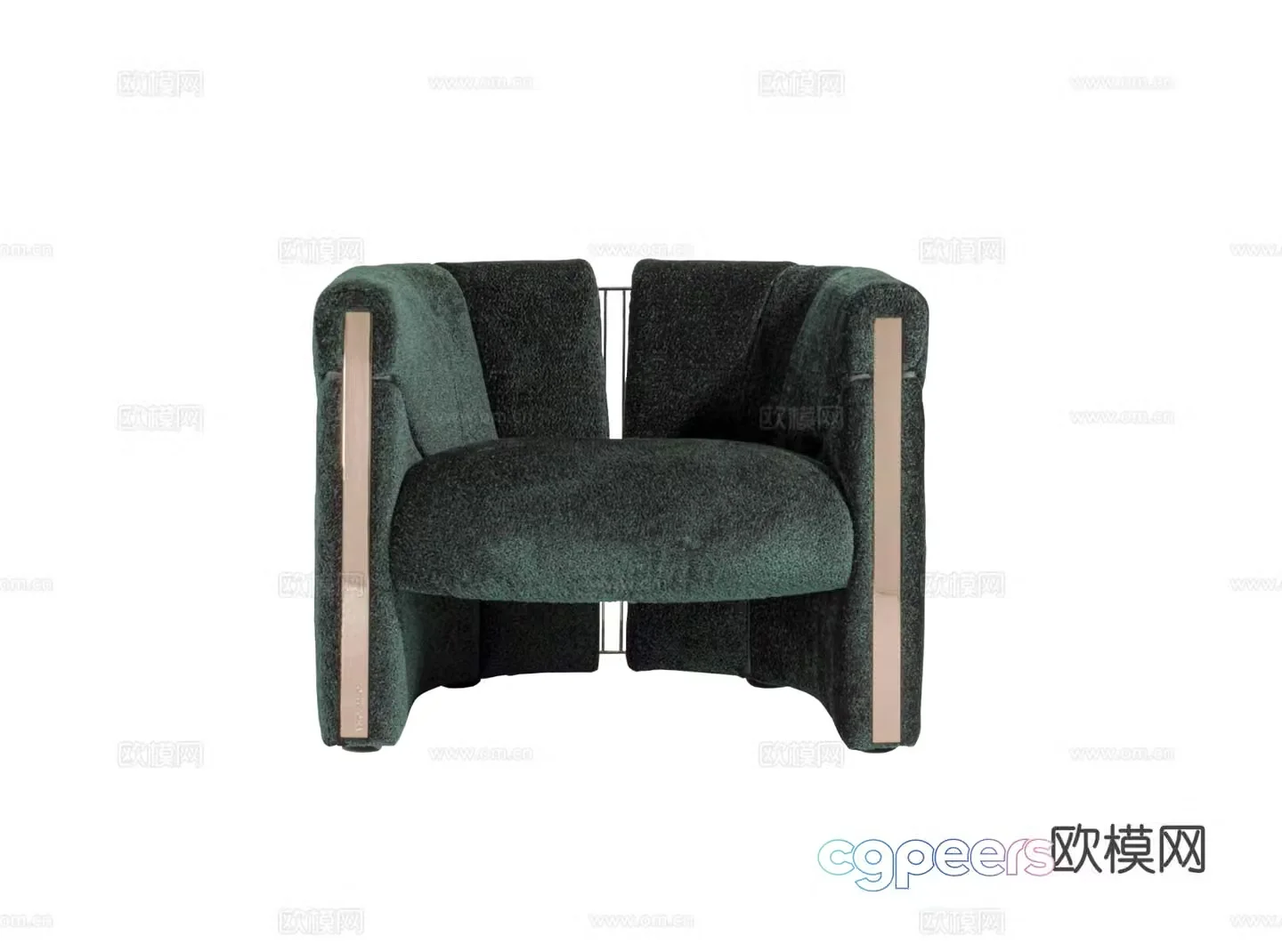Visionnaire PETRA single sofa 3d model