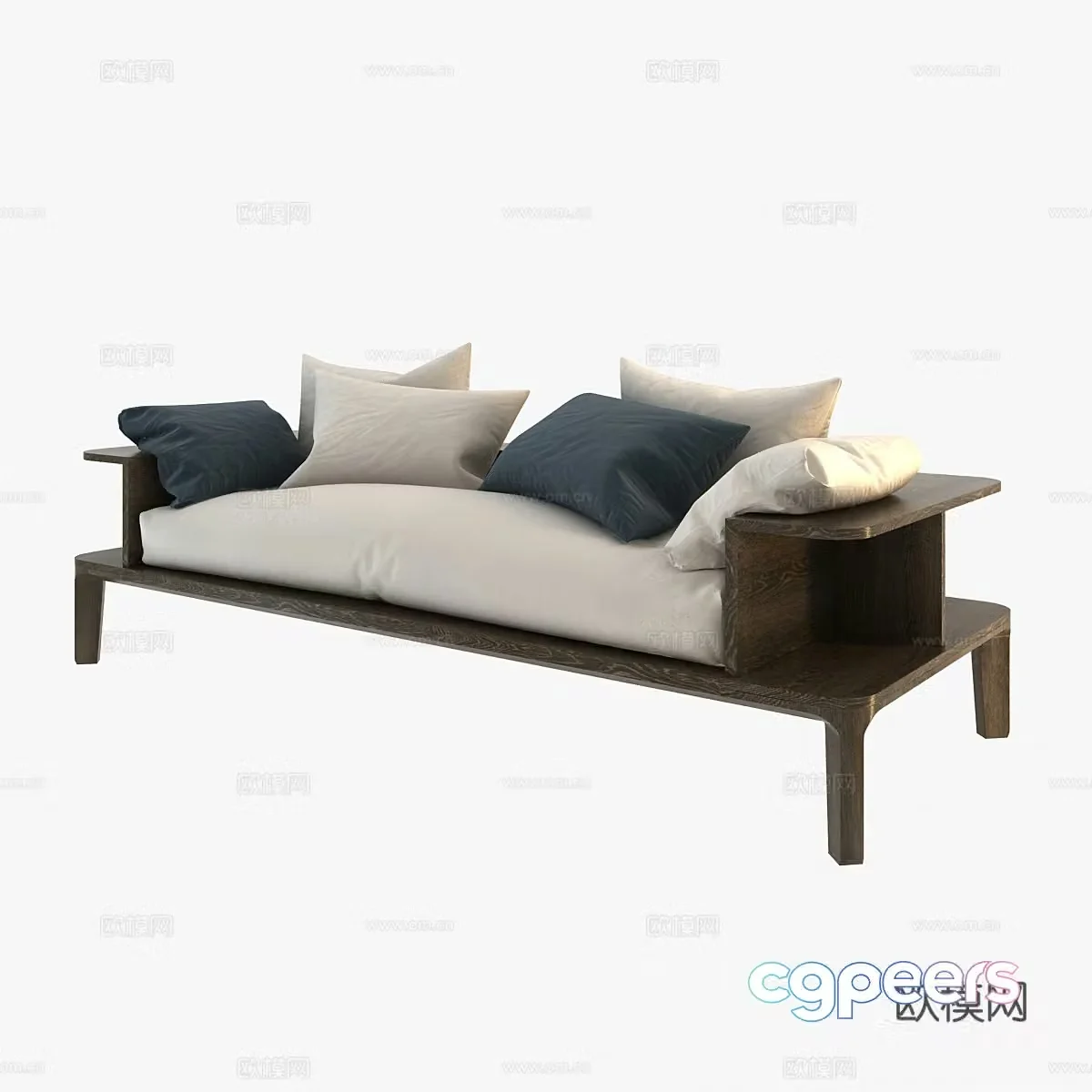Neri and Hu platform sofa 3D model