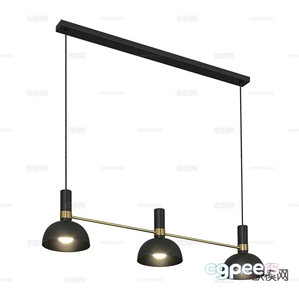 Markslojd straight chandelier 3d model