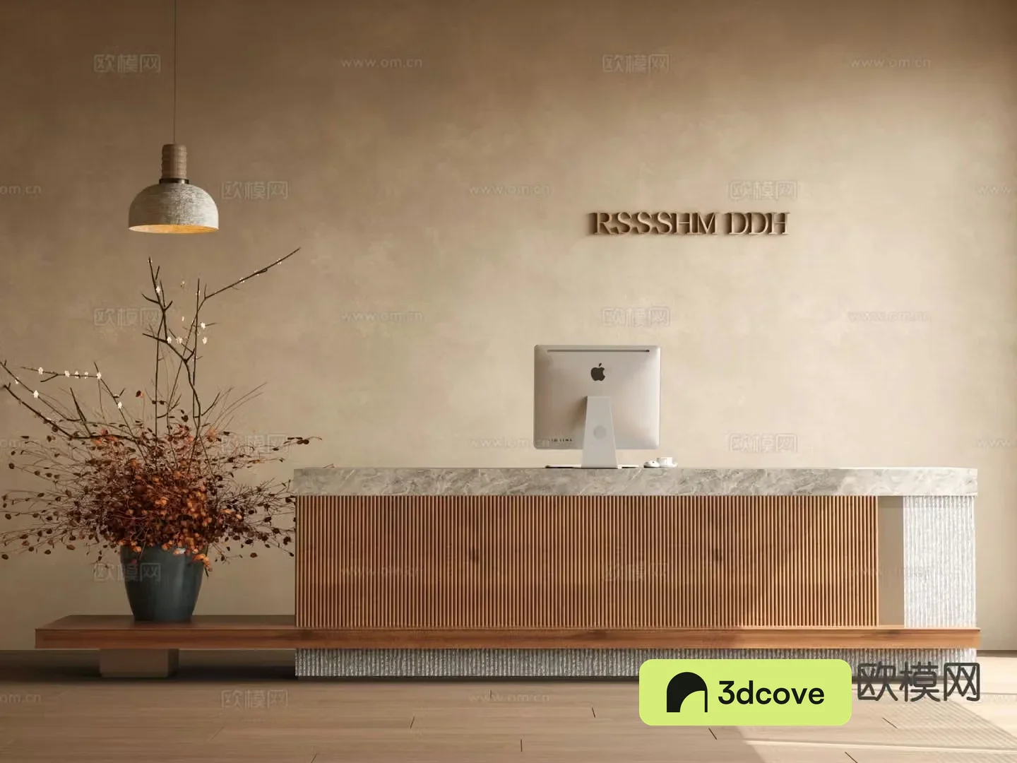 Medieval style front desk reception desk service desk cashier