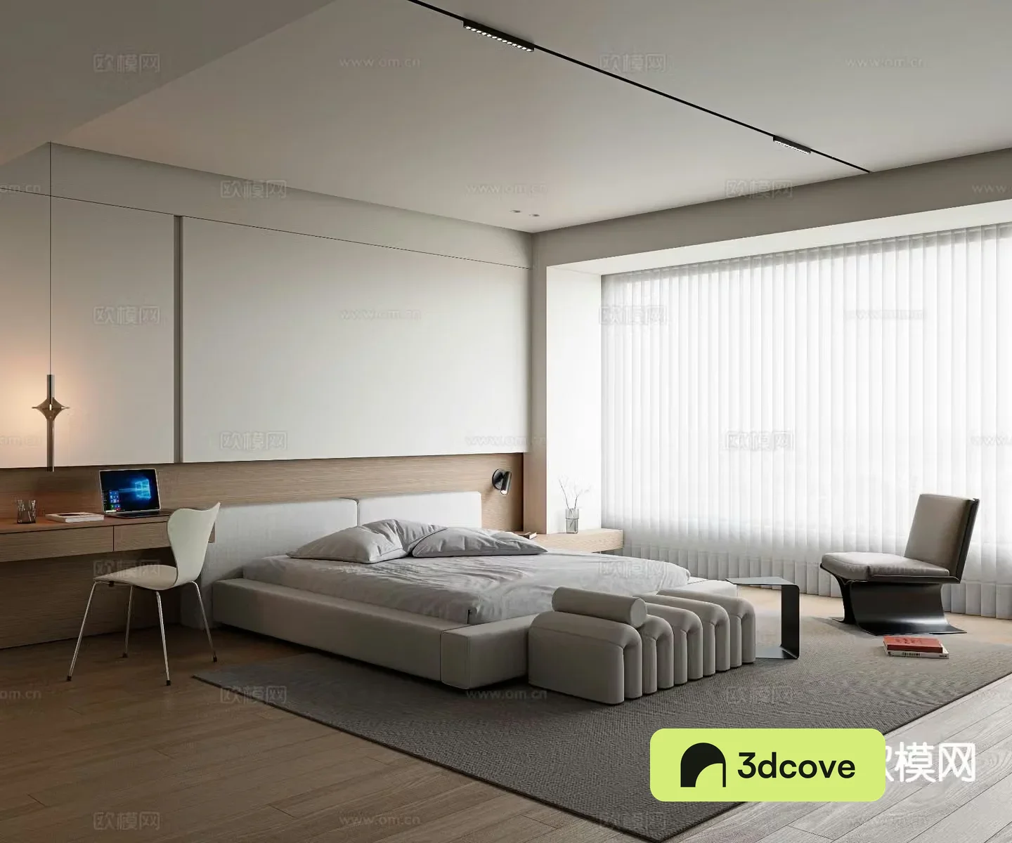 Minimalist bedroom master bedroom