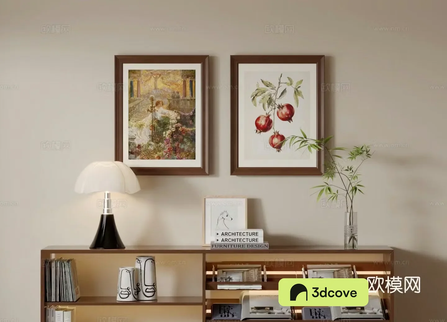 French hanging painting oil painting decorative painting