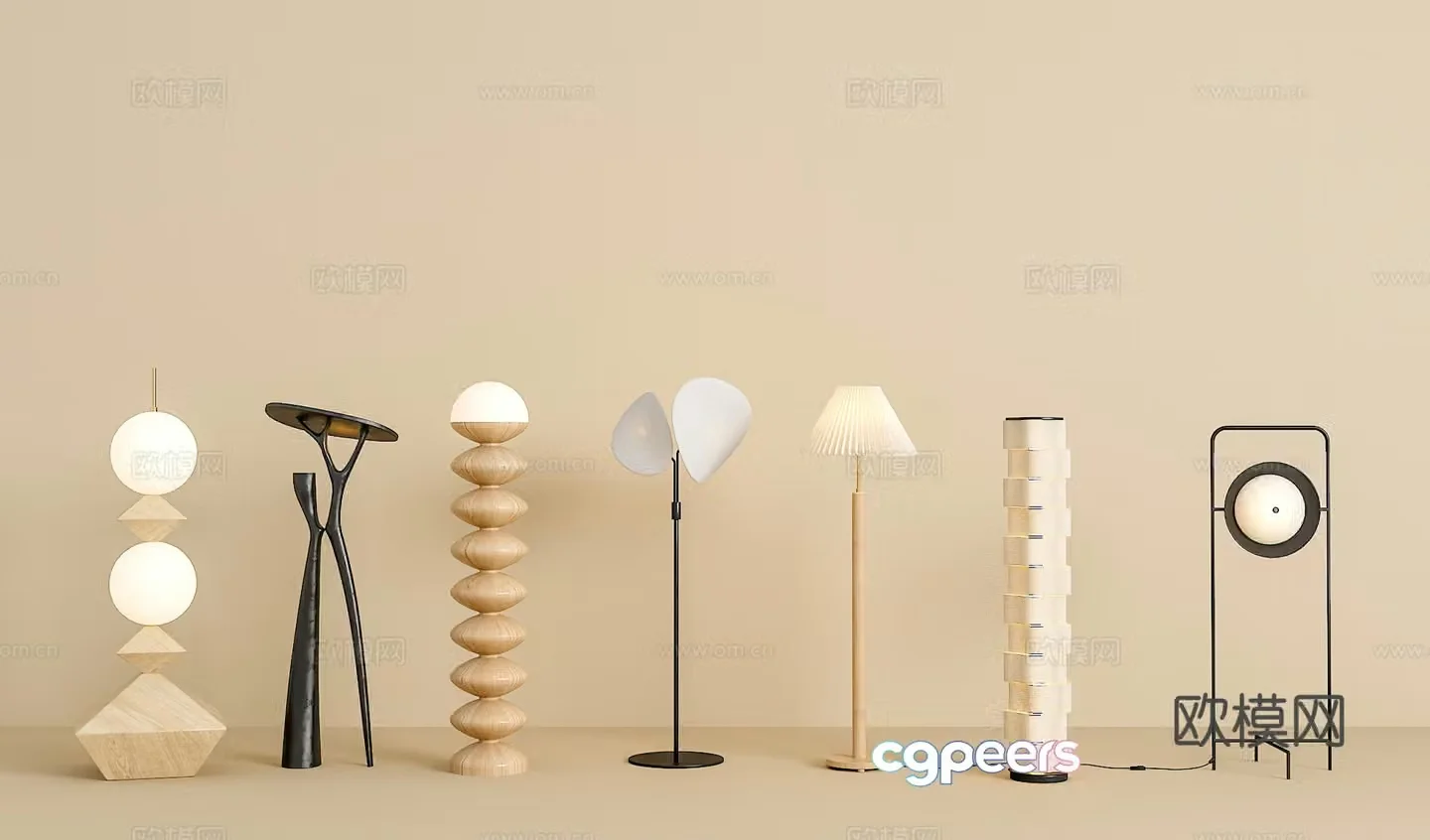 Floor lamp 3d model