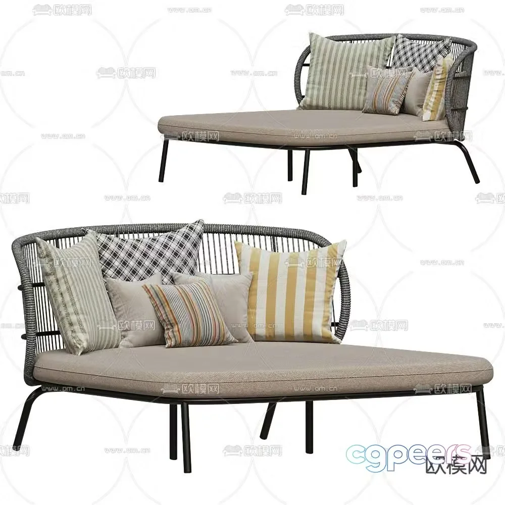Vincent Sheppard sofa bed 3d model