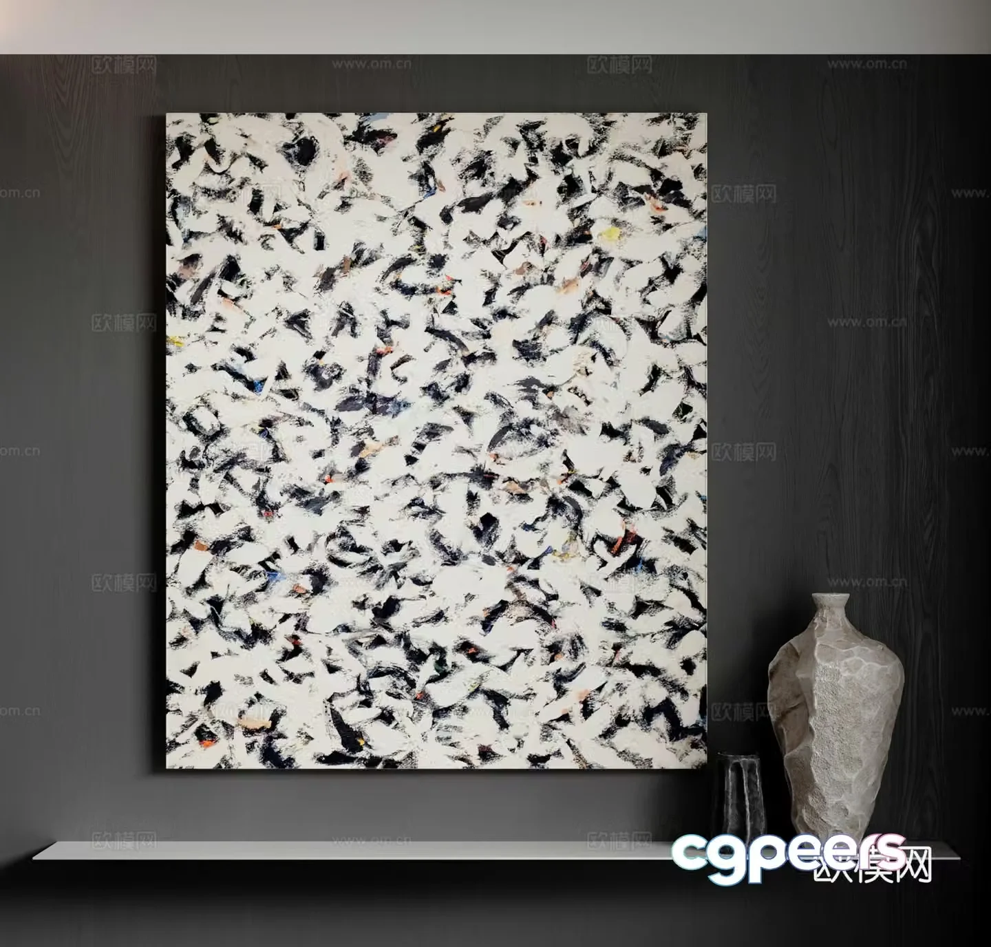 Italian light luxury painting 3D model