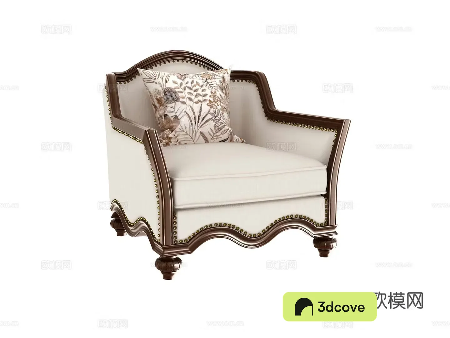 European style single sofa