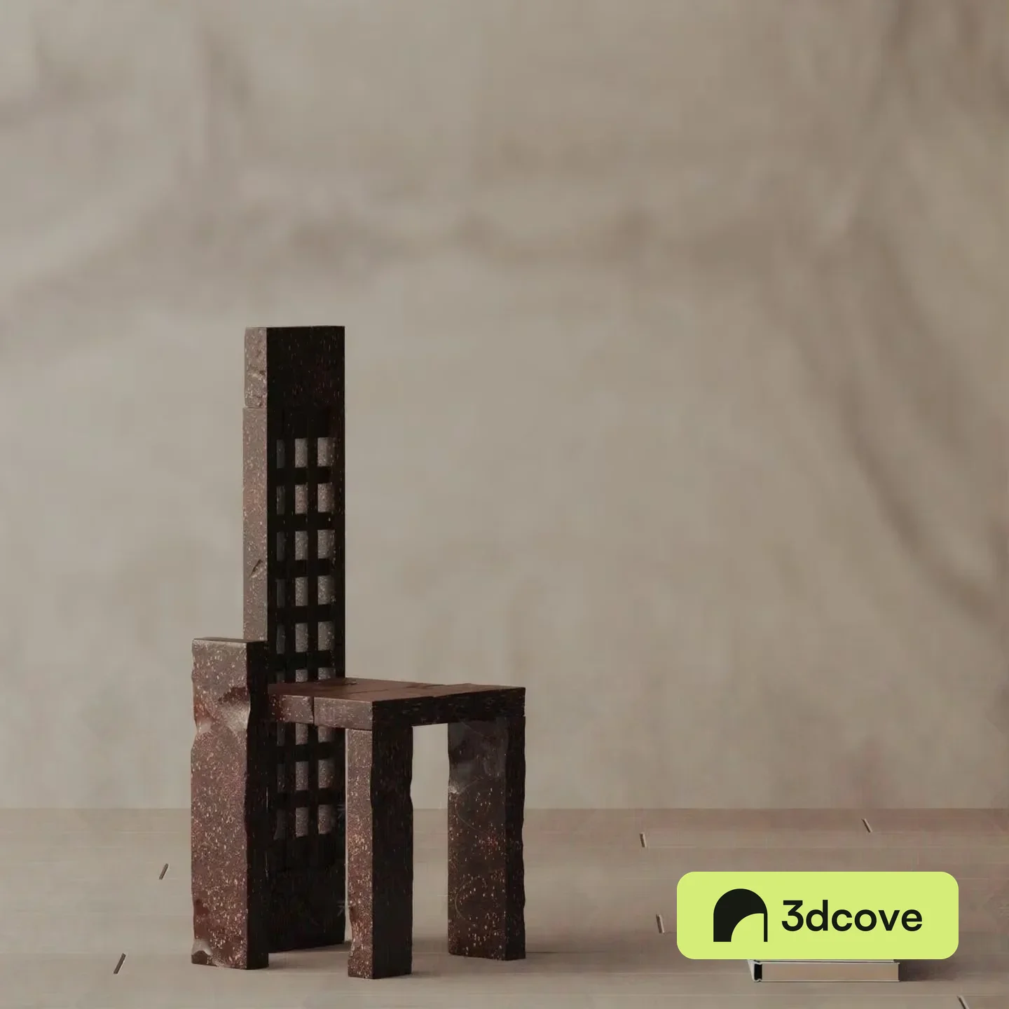 A Unique Chair Made Of Chocolate