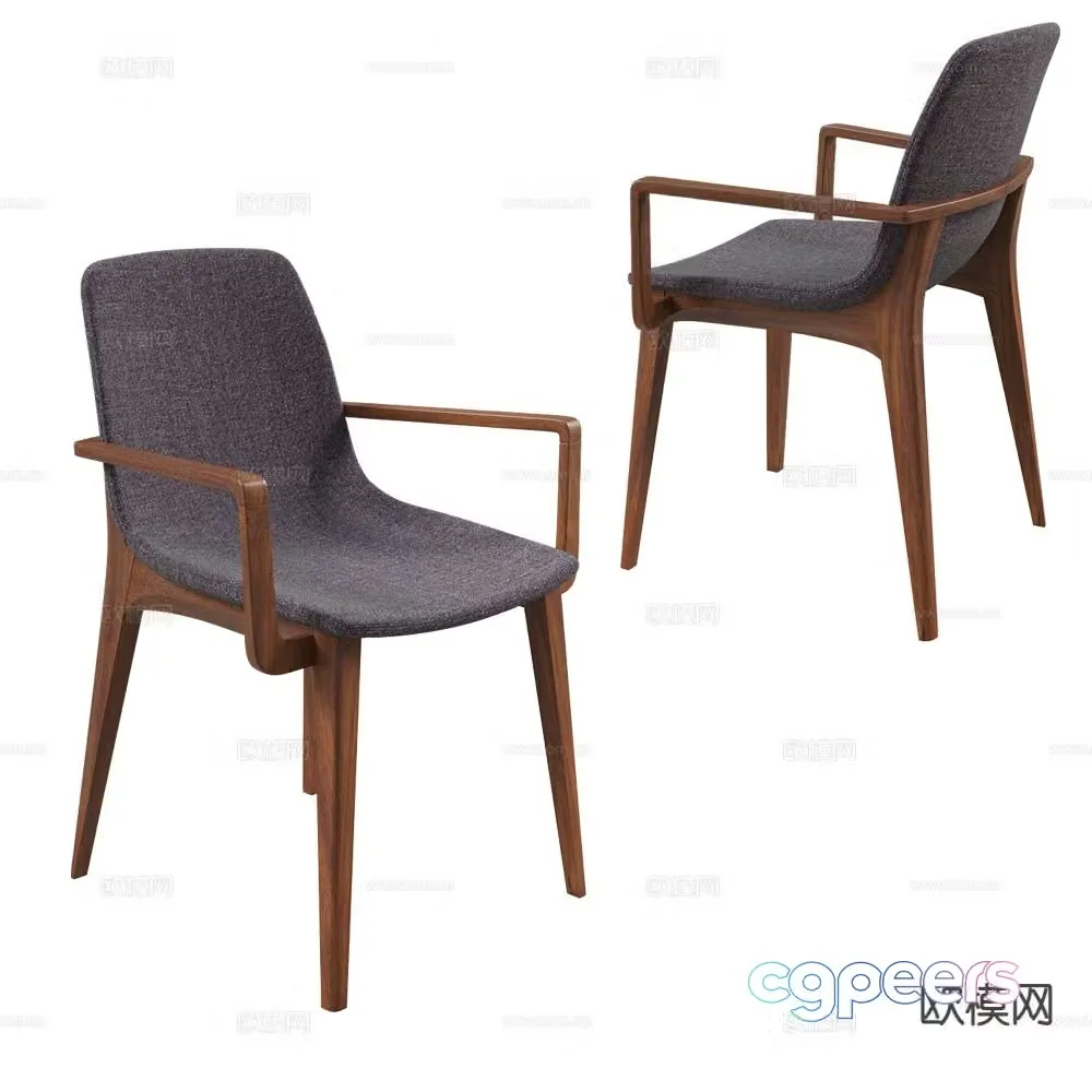Pacini & Cappellini chair armchair lounge chair dining chair 3d model