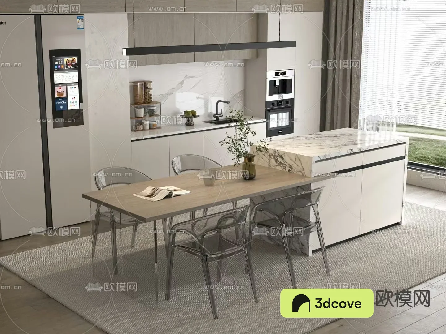 Nakajima dining table and chairs