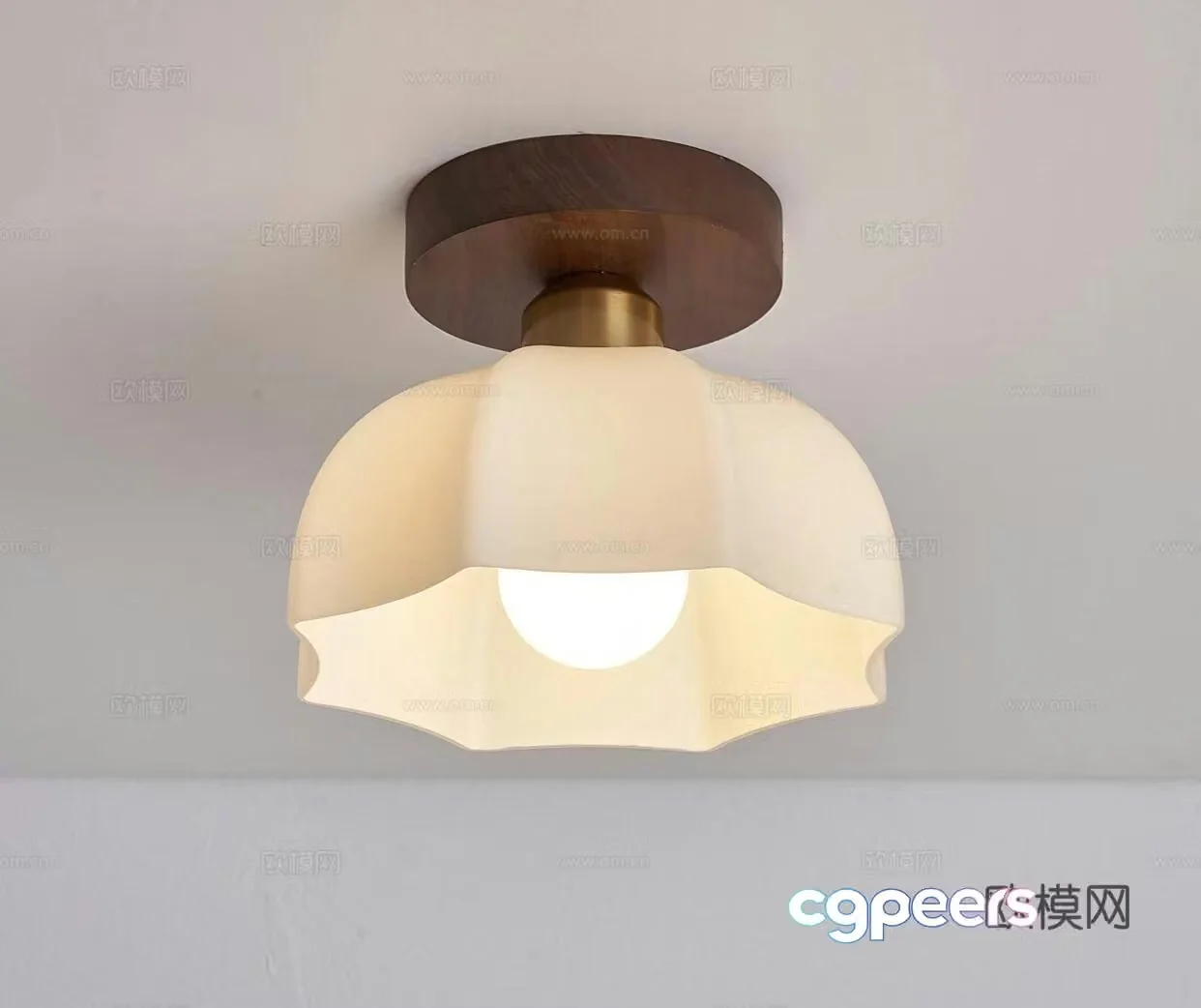 3D model of medieval porch chandelier