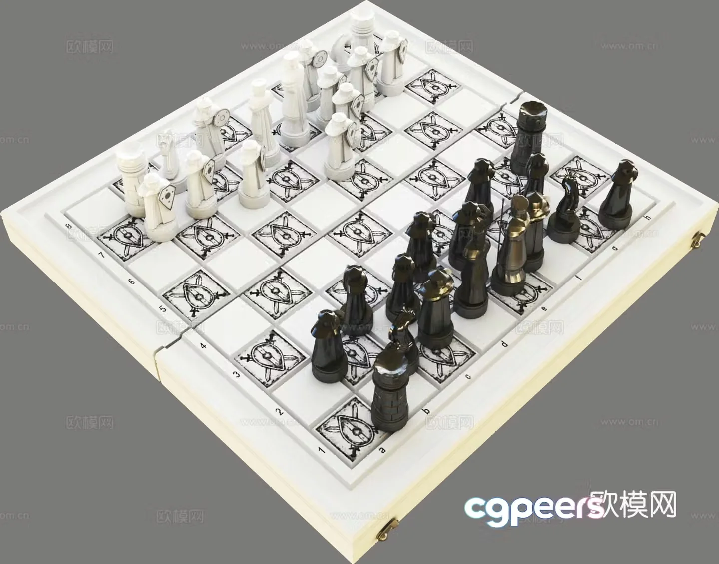 chess chess swing chess chess box chess board 3d model
