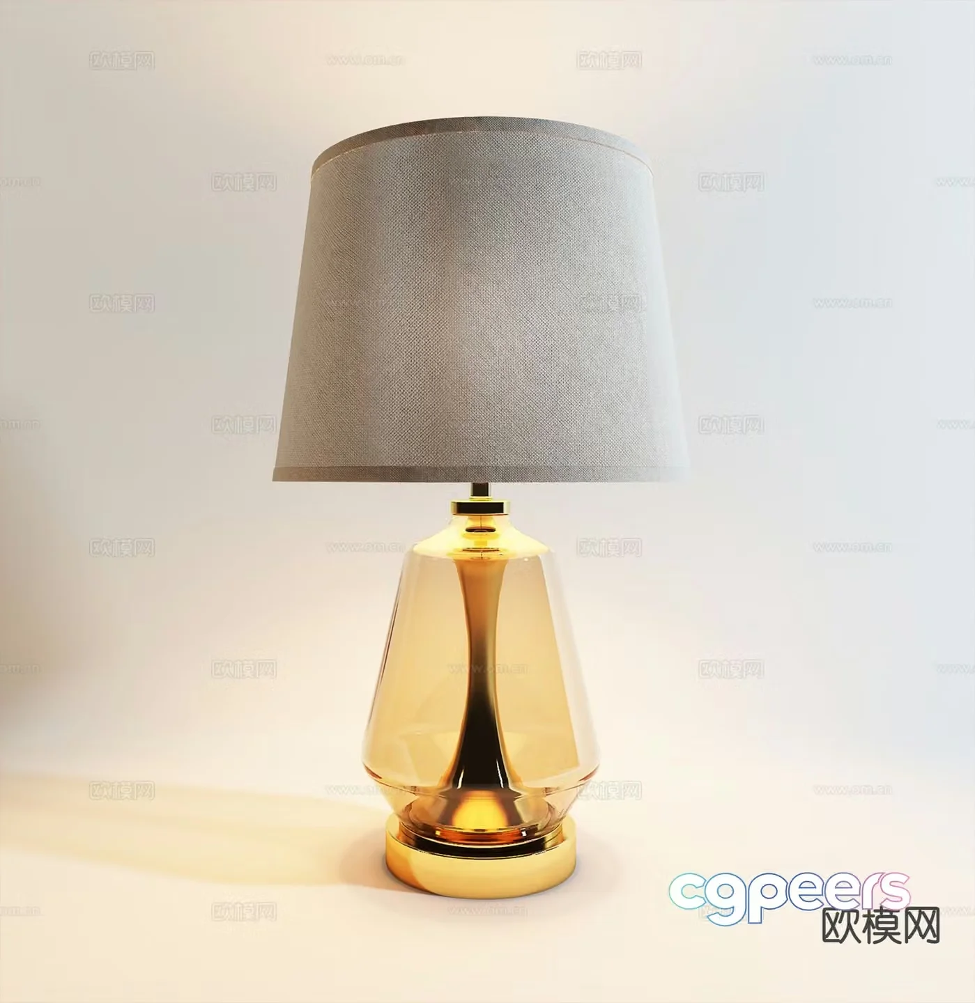 Modern desk lamp 3d model