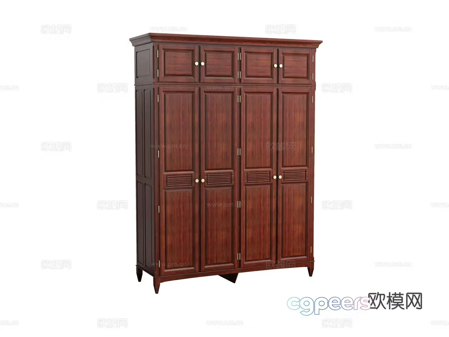European style wardrobe 3d model