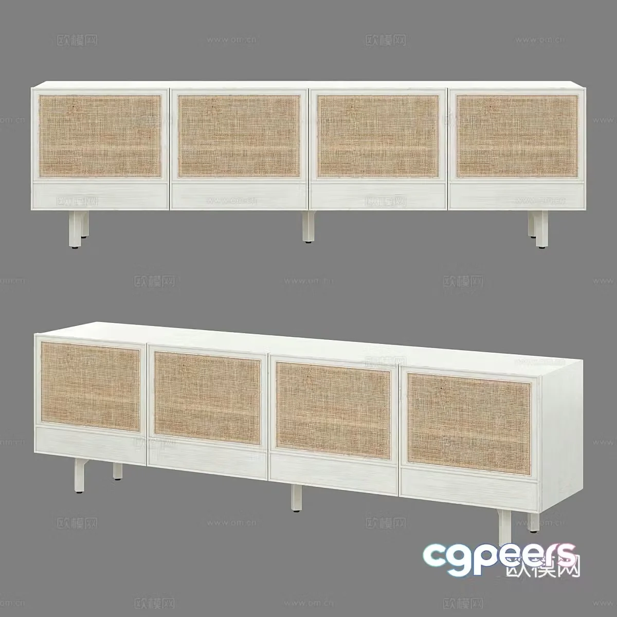 Modern TV cabinet 3d model