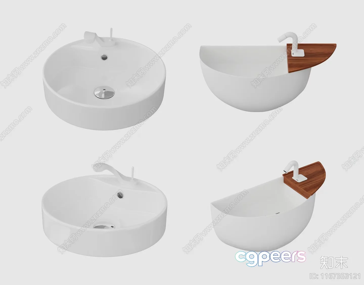Modern Bathroom Sink 3D Model – 5096 – VRAY Render