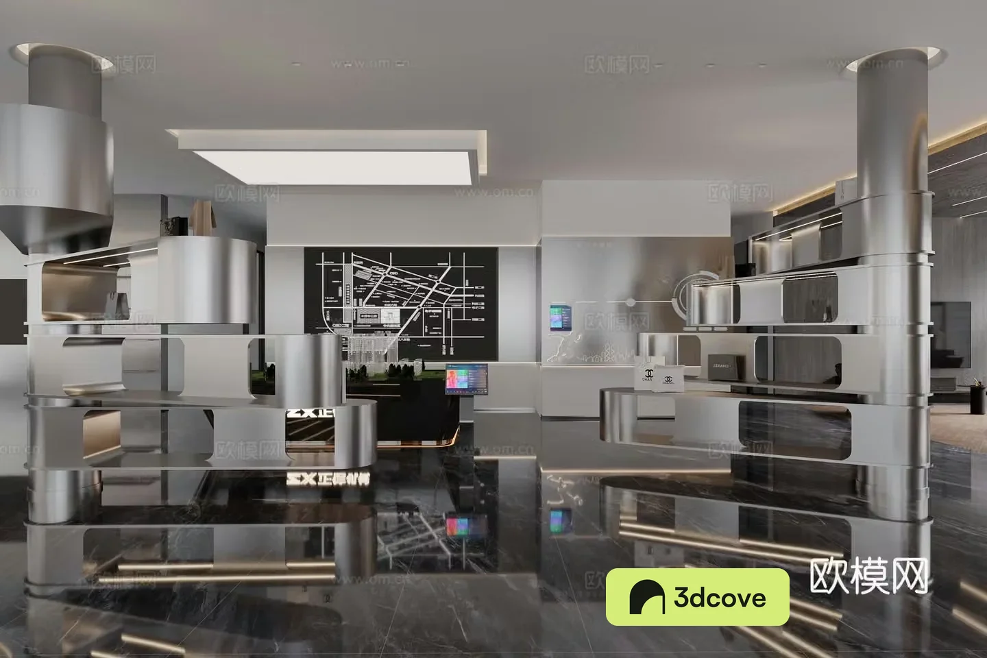 Modern sales office