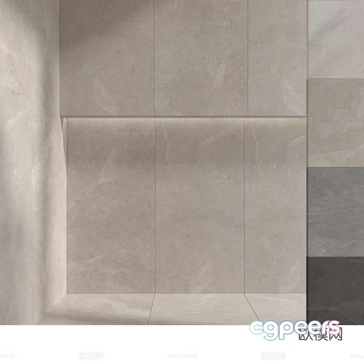 Background wall 3d model