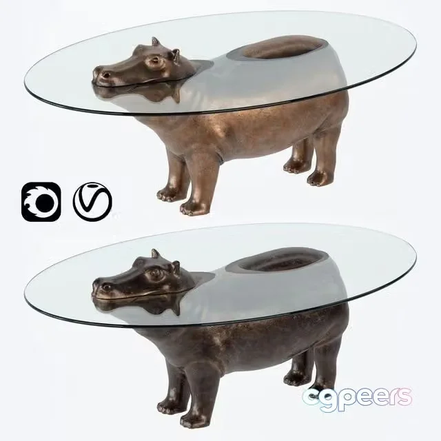 3ds Max Free – Hippo Table 01