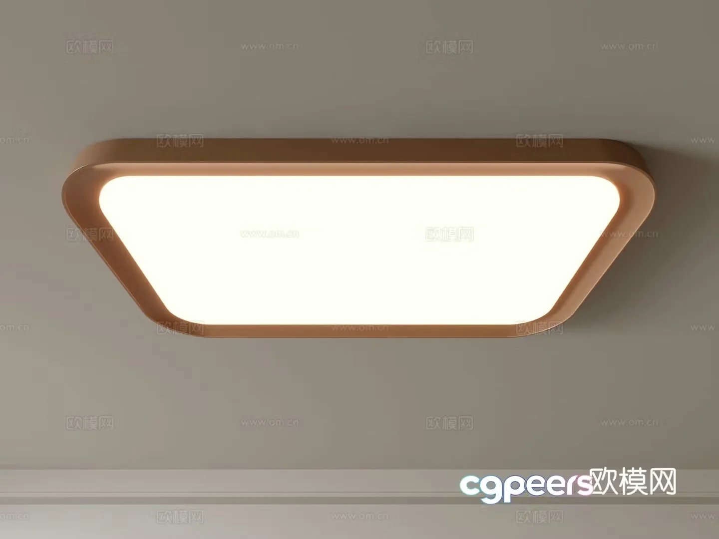 Modern ceiling lamp Geometric ceiling lamp Bedroom lamp Artistic shaped lamp Fashion living room lamp 3D model