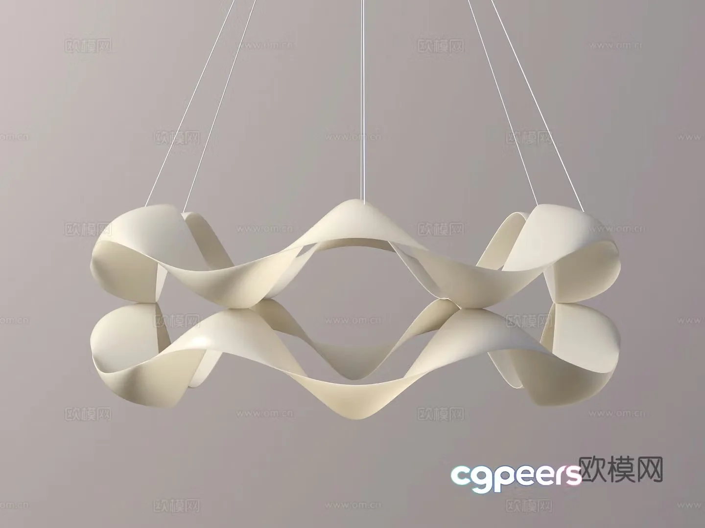 Modern petal chandeliers modern chandeliers decorative chandeliers flower chandeliers art chandeliers paper chandeliers 3d model