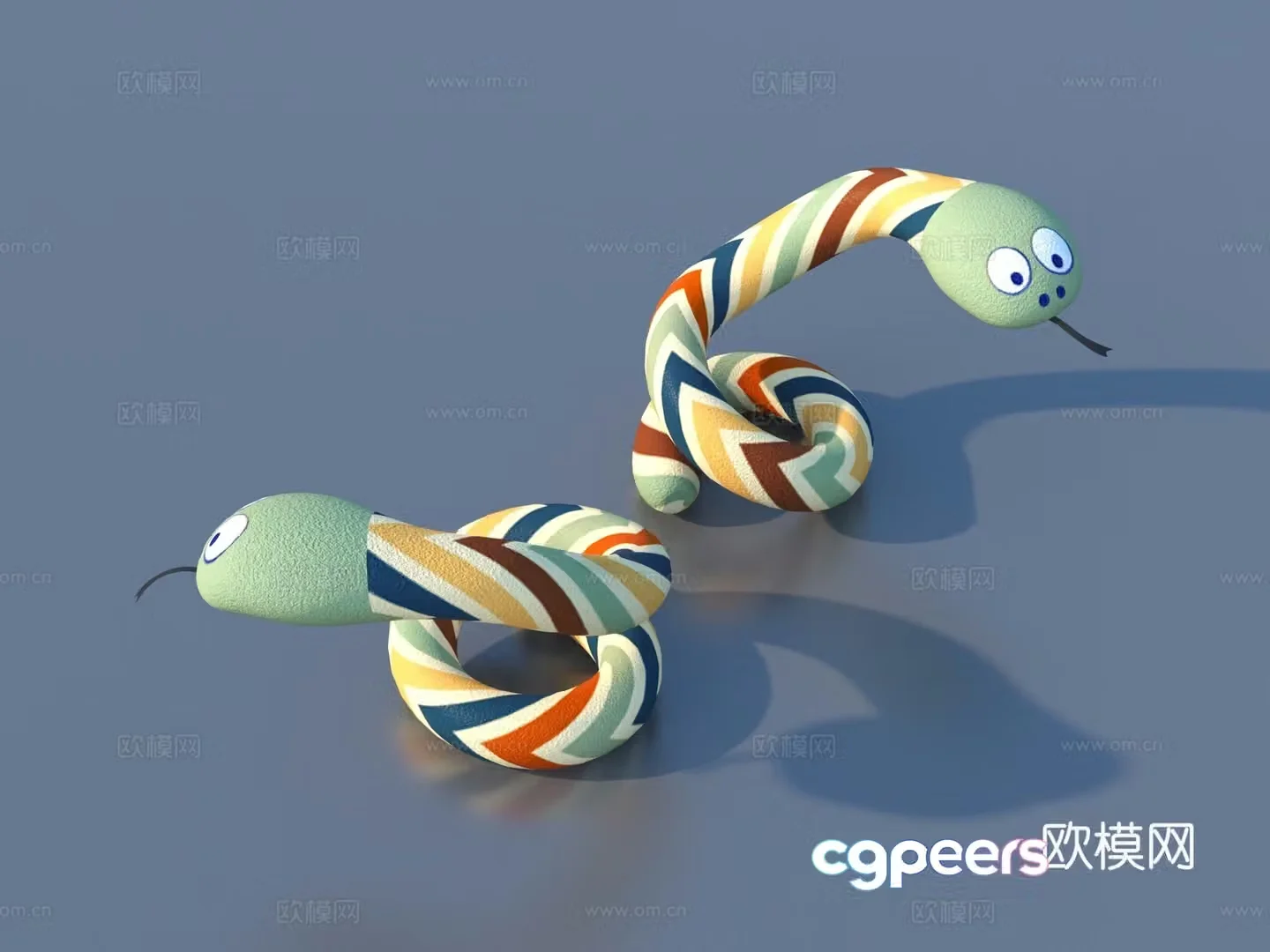 Children’s Toy toy Snake 3D model