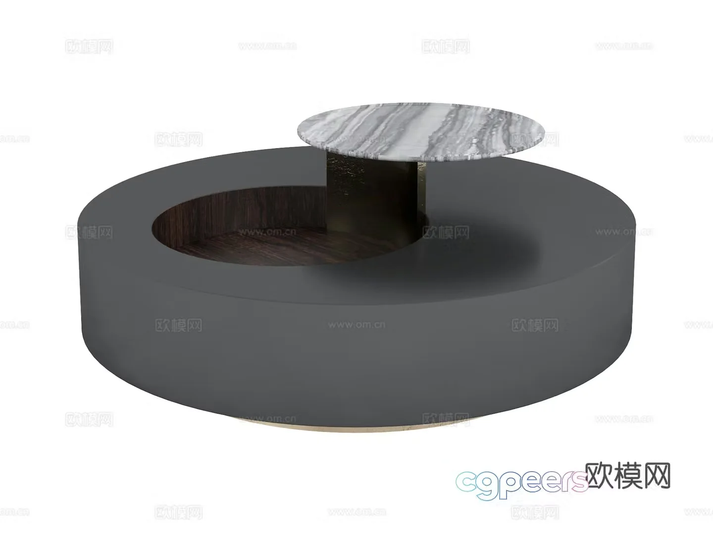 visionnaire coffee table 3d model