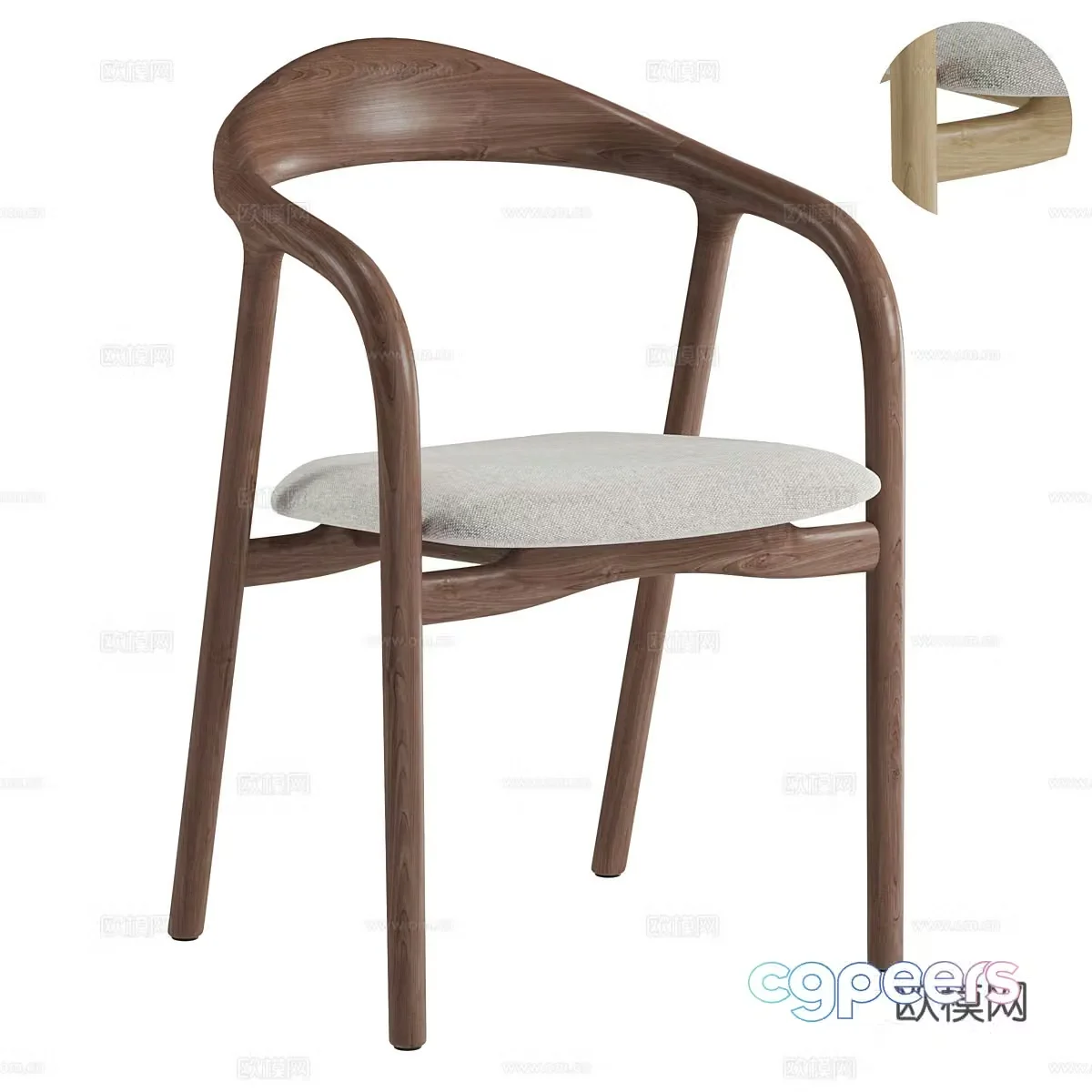 New Chinese chair 3d model