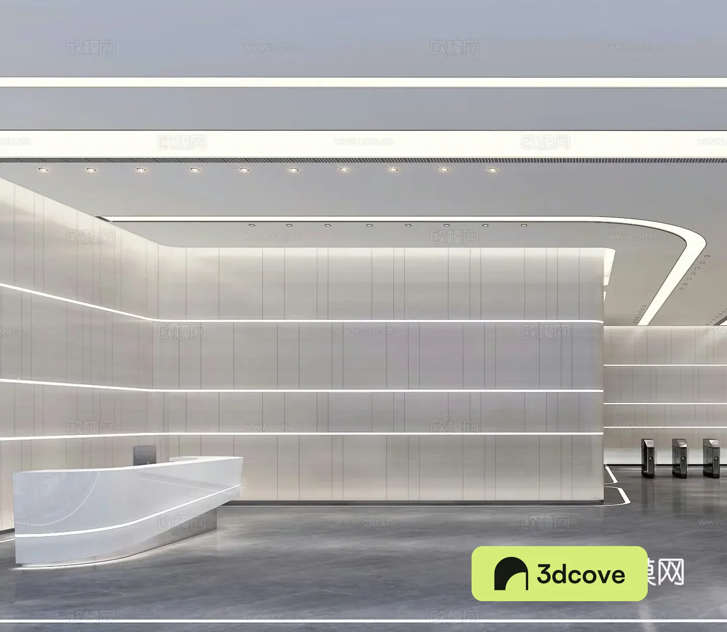 Modern front desk