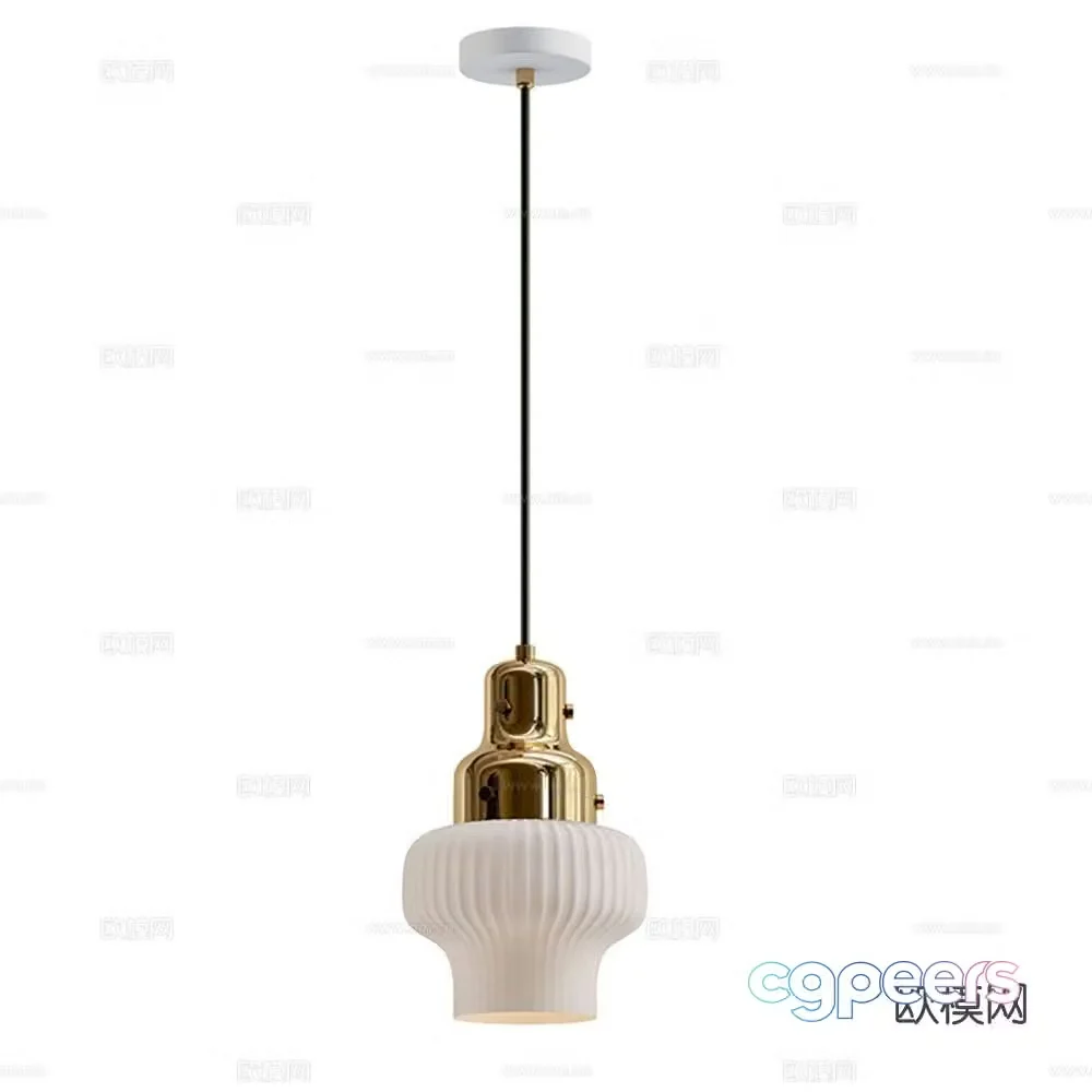 Bedside small chandelier 3d model