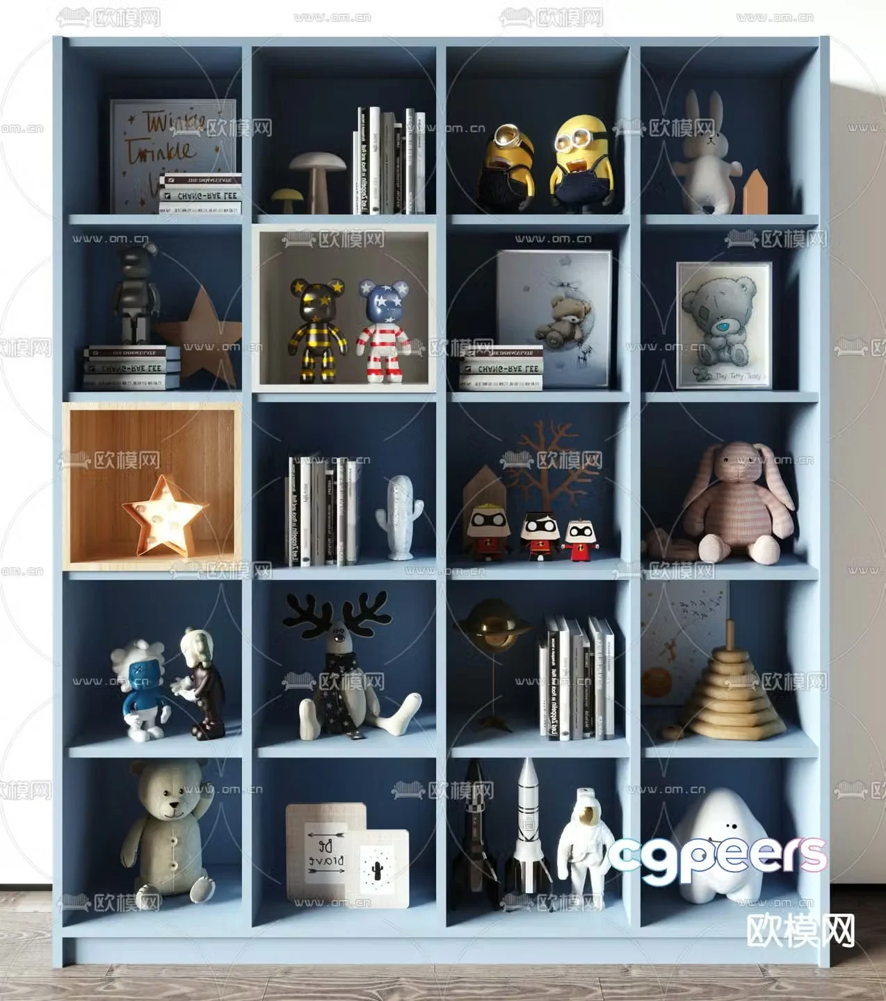 Children’s cabinet storage cabinet 3d model