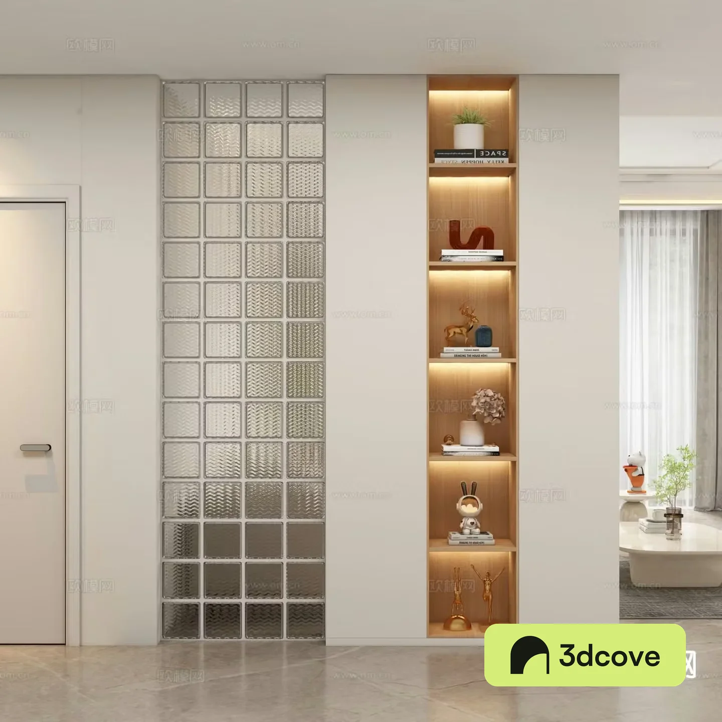 Cream style entrance hall