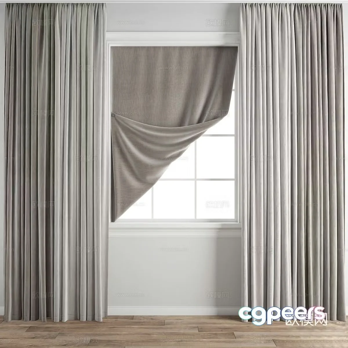 Curtain 3d model