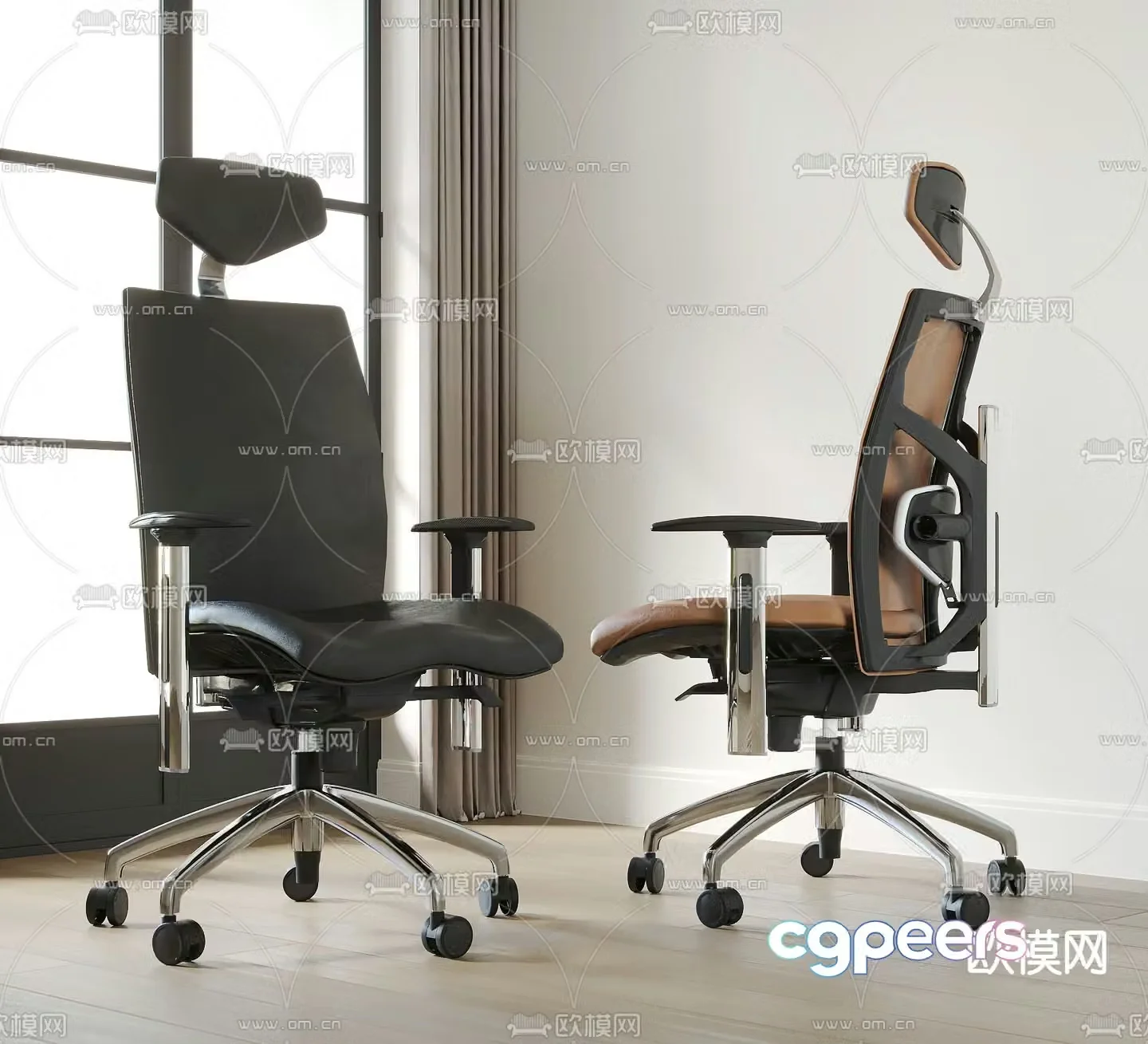 Office chair staff chair executive chair 3d model