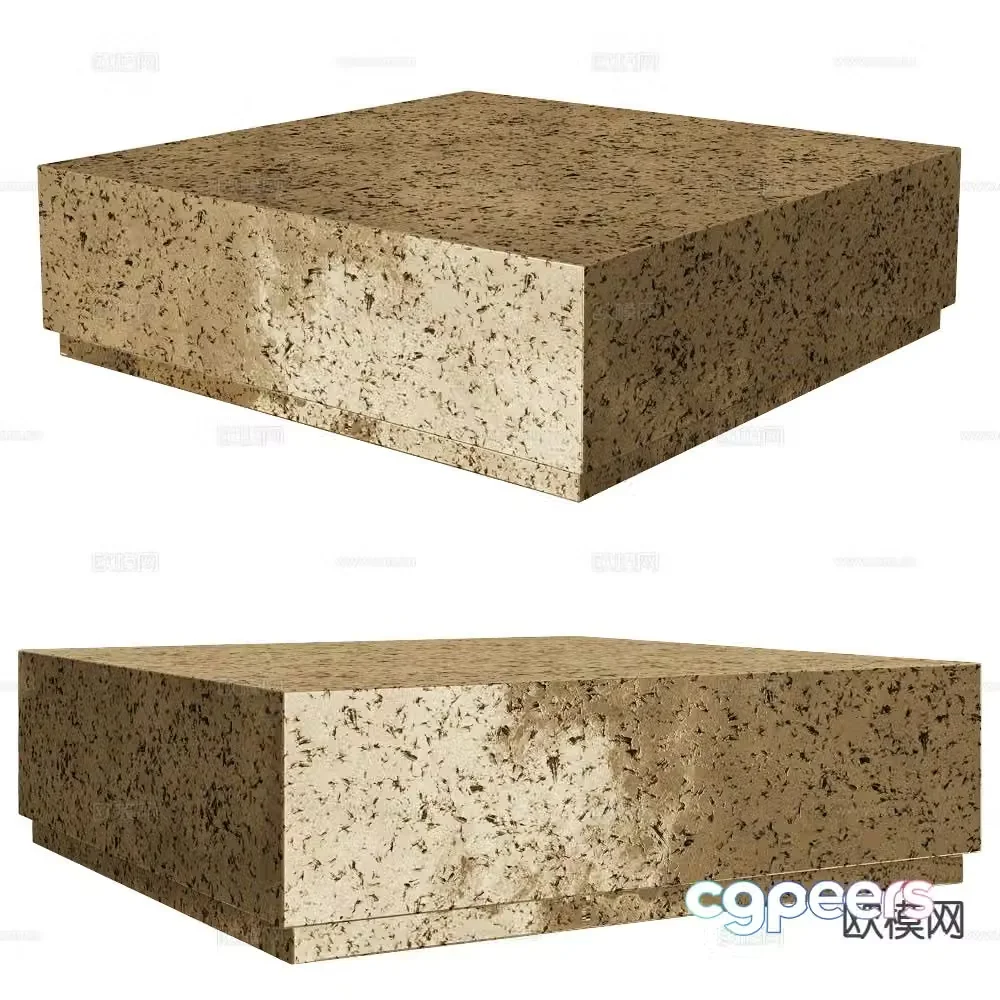 MAVIMATT Italian square coffee table 3D model