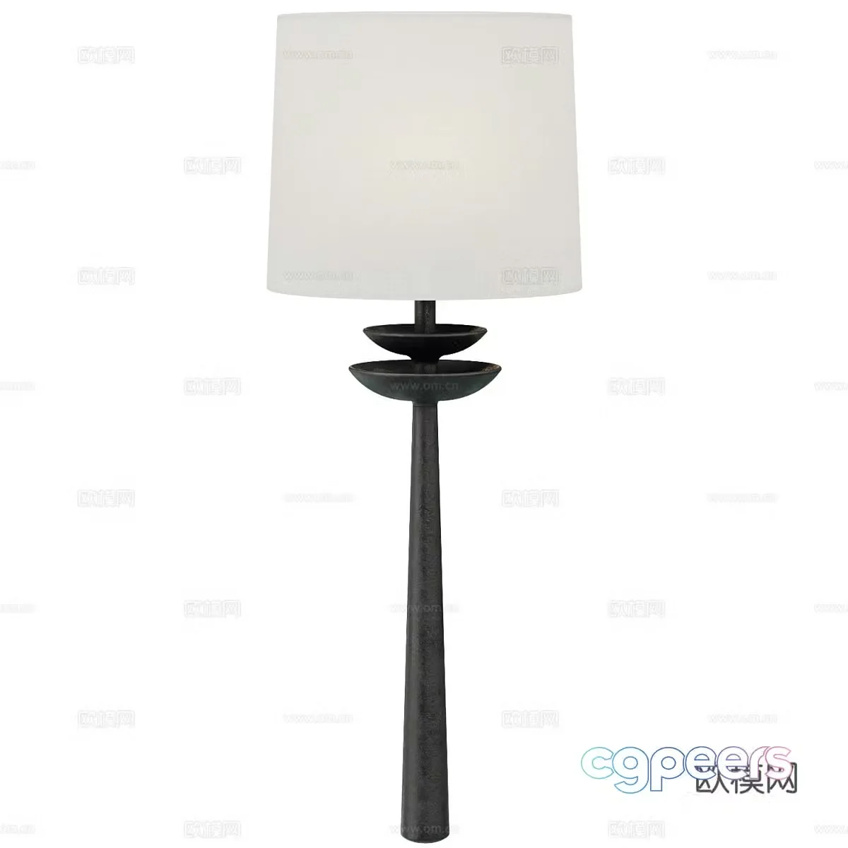 New Chinese style light luxury Beaumont floor lamp 3D model