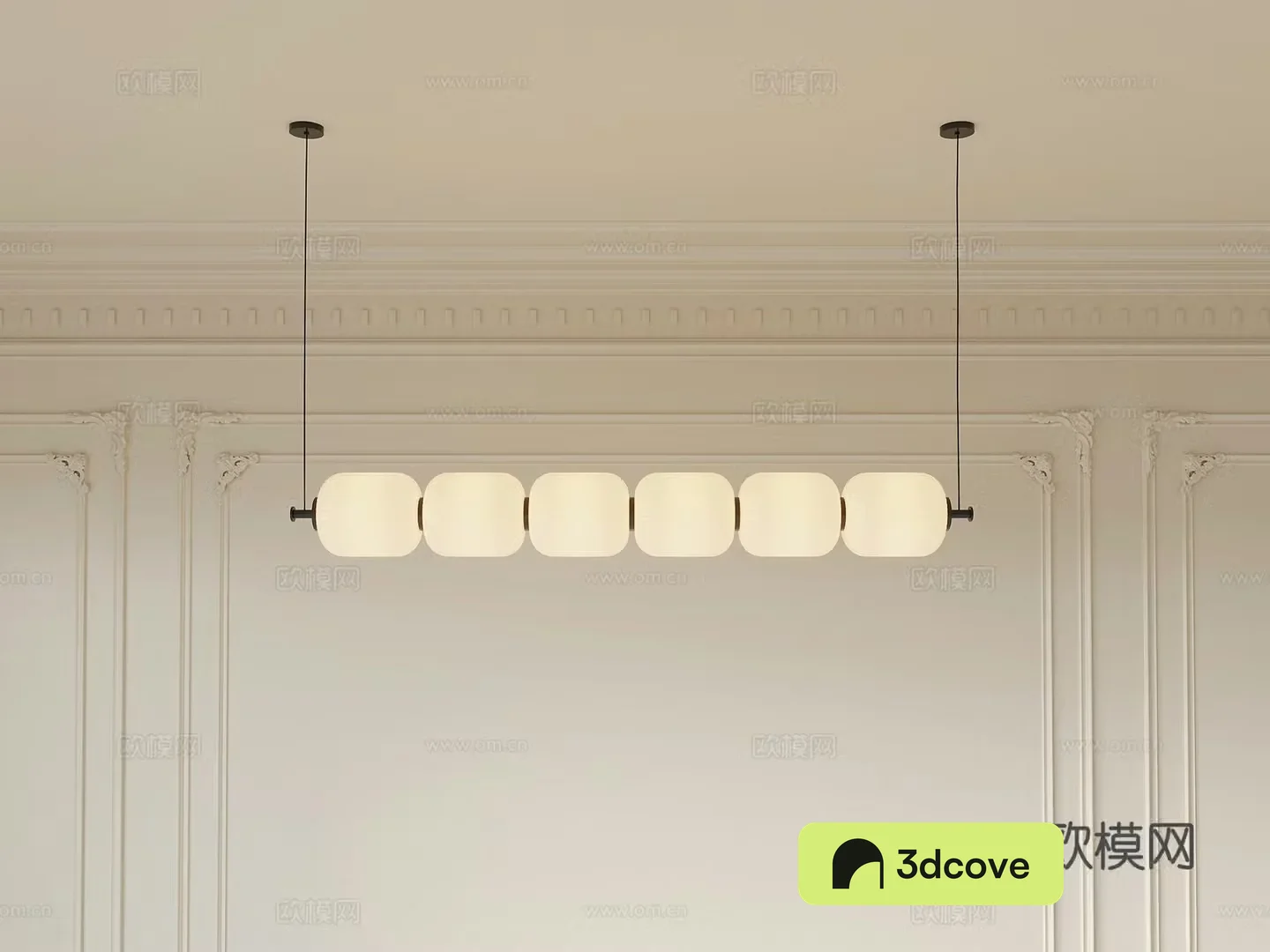 Cream style chandelier long chandelier