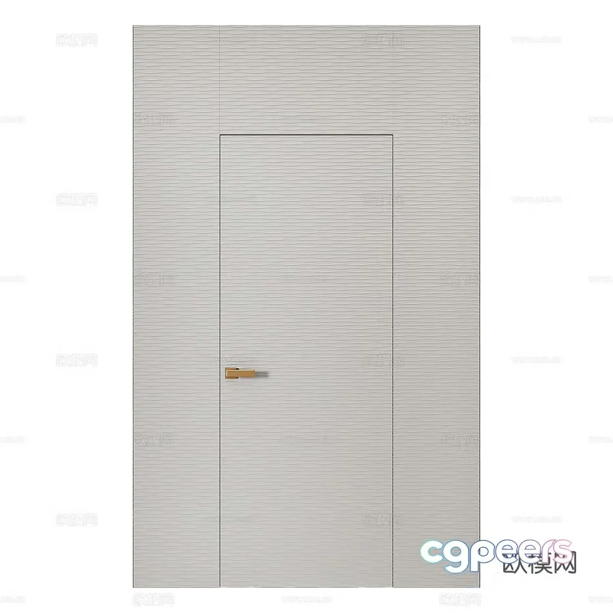 Entrance door gate 3d model