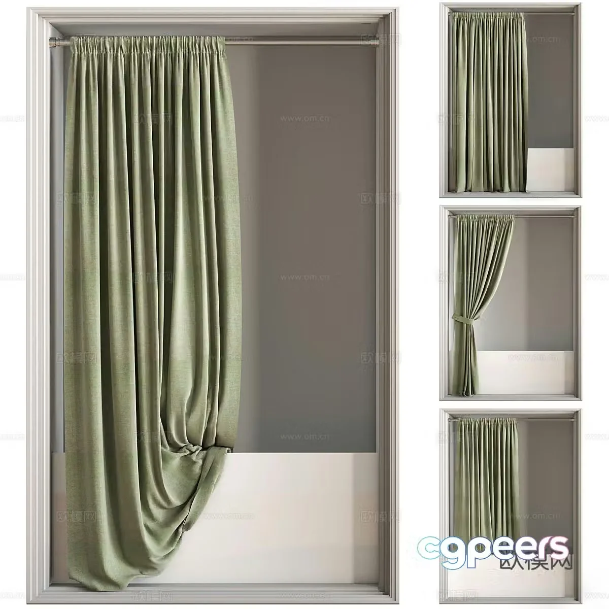 Curtain 3d model