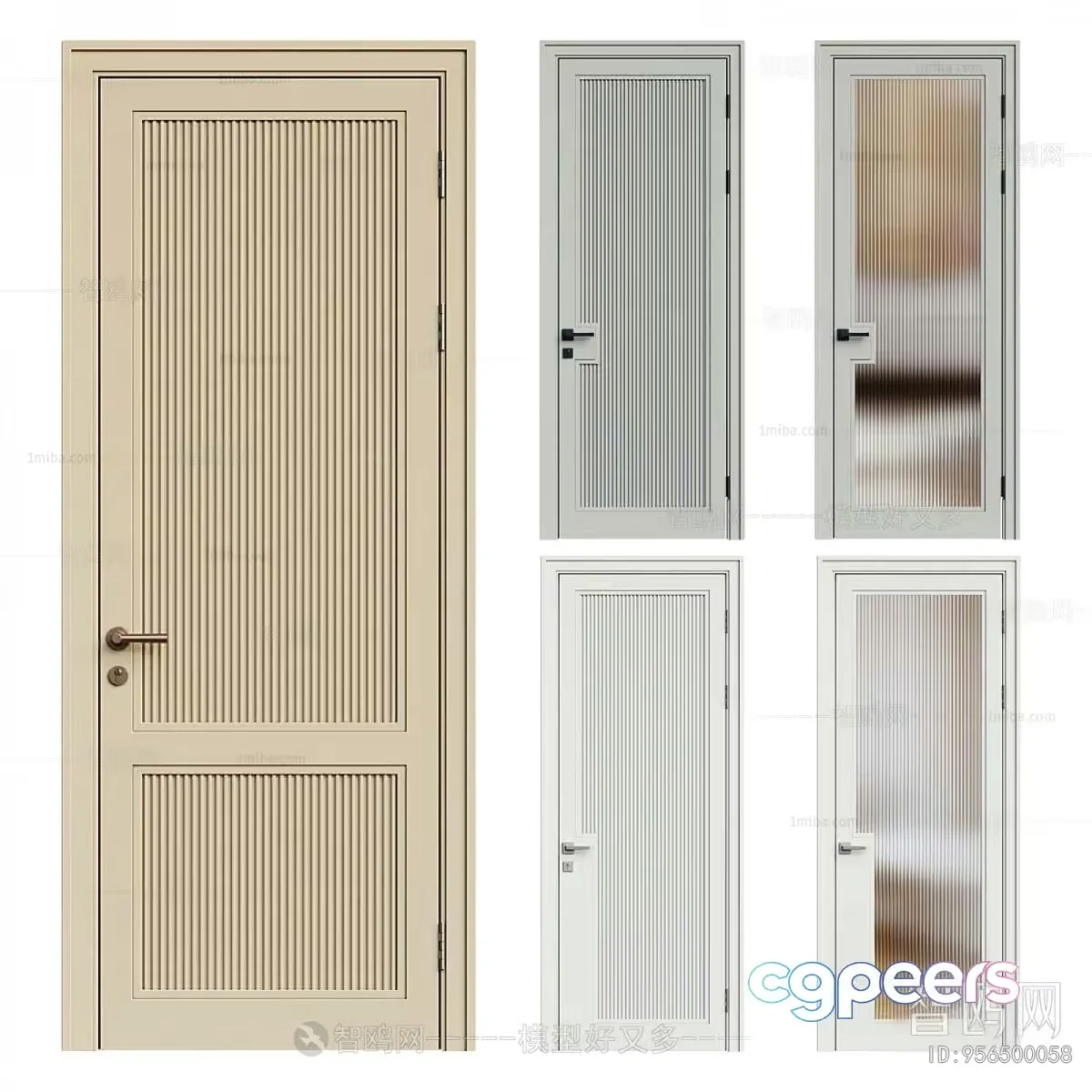 Interior Doors 3D Model – 4080 – VRAY Render