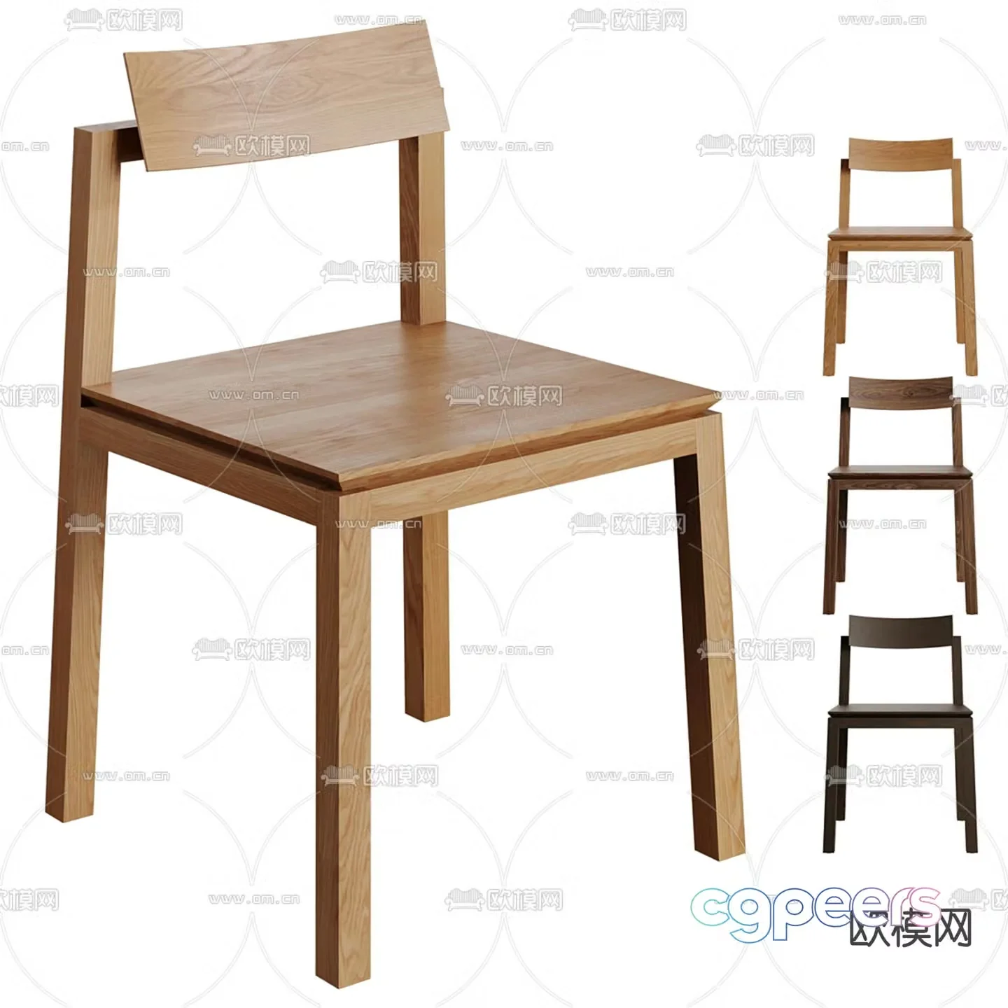 chair dining chair 3d model