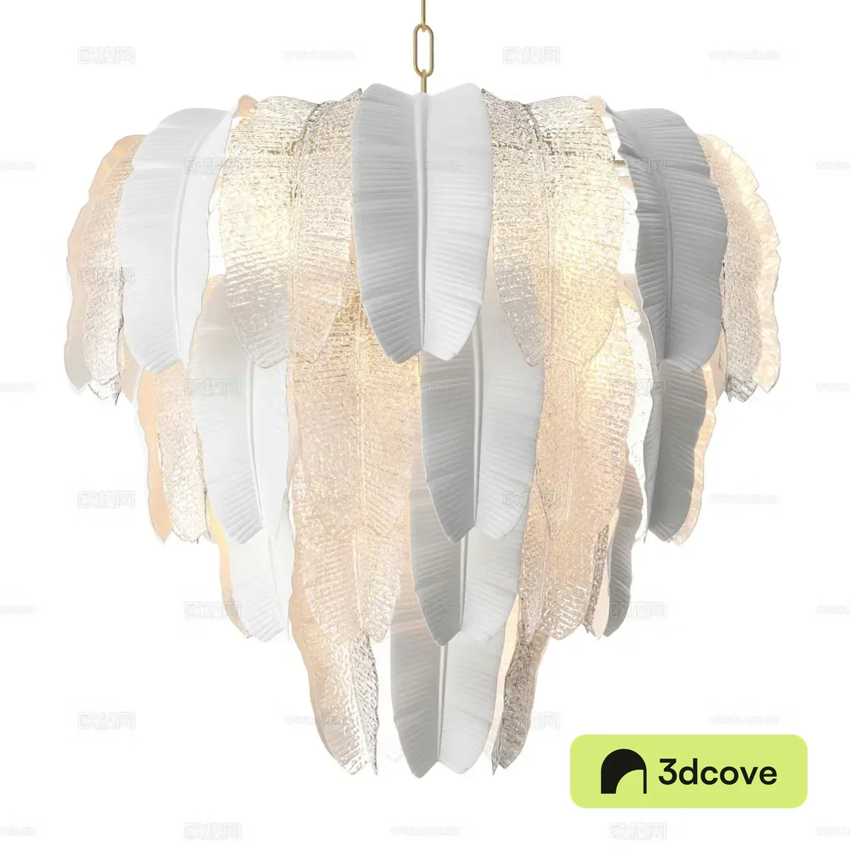 Eichholtz Saint Lucia S Feather Decorative Chandelier