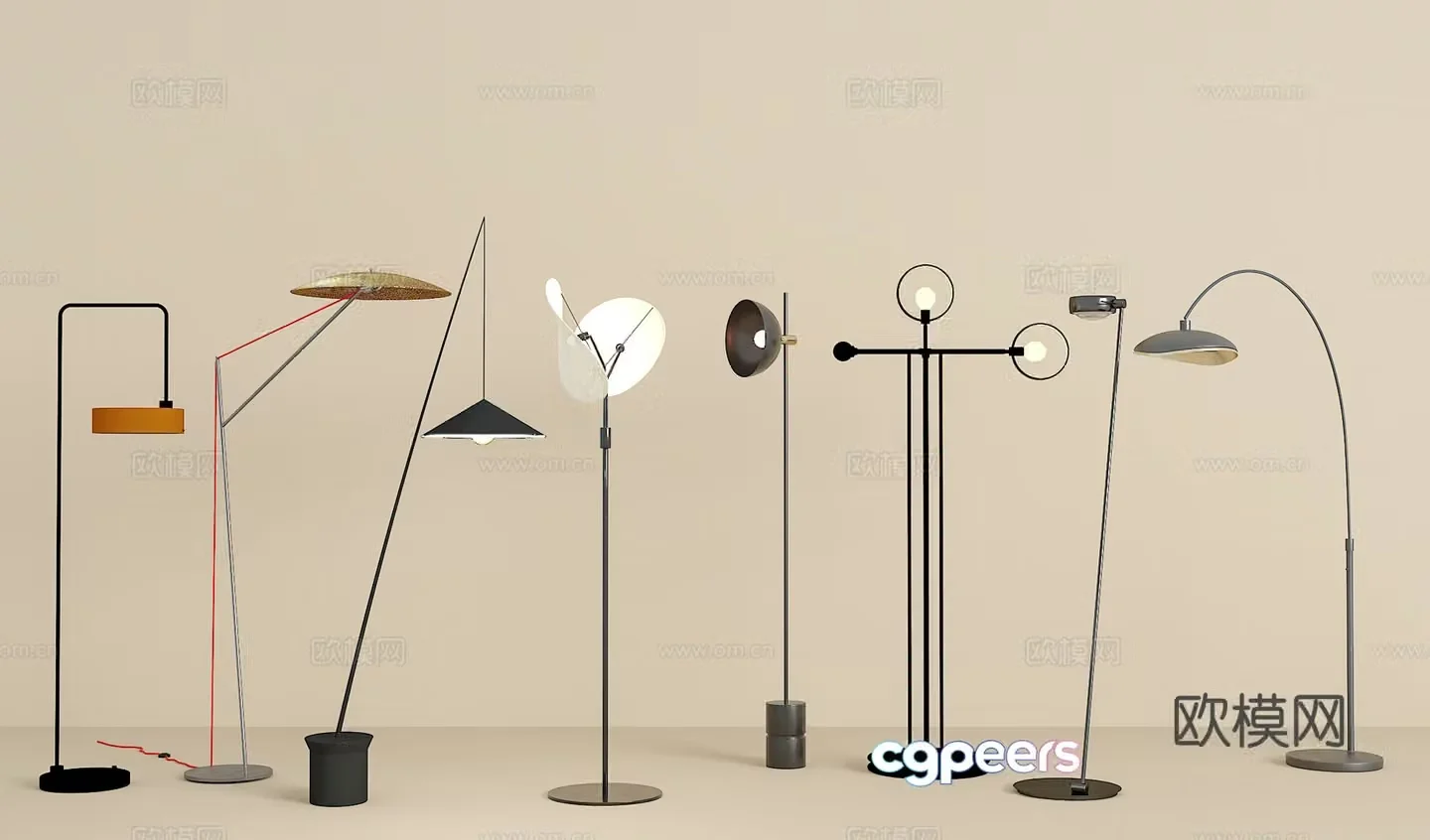 Floor lamp 3d model