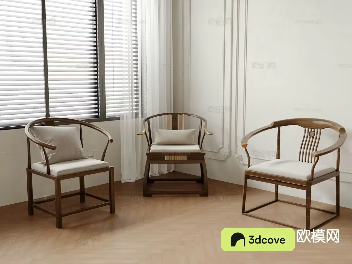 Chinese style chair armchair