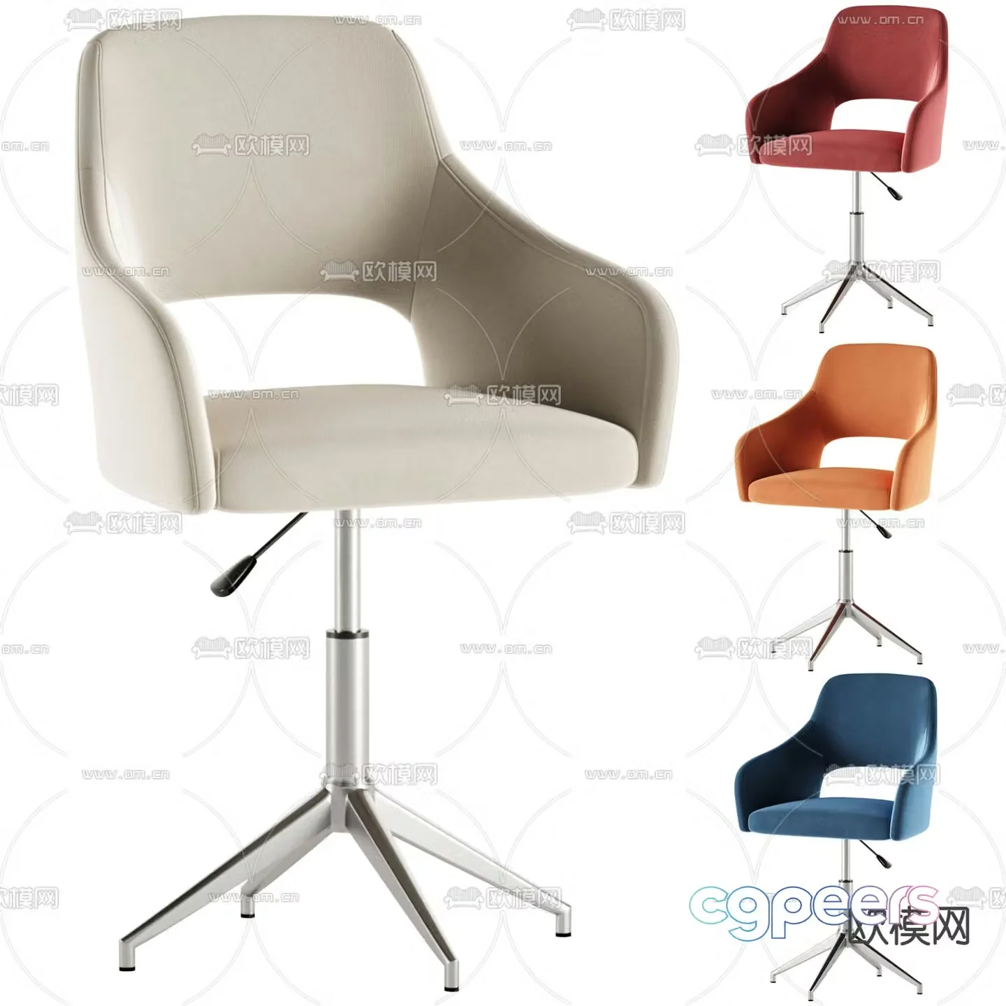 Office chair conference chair 3d model