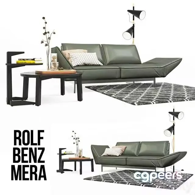 3ds Max Free – RolfBenz Mera, sofa